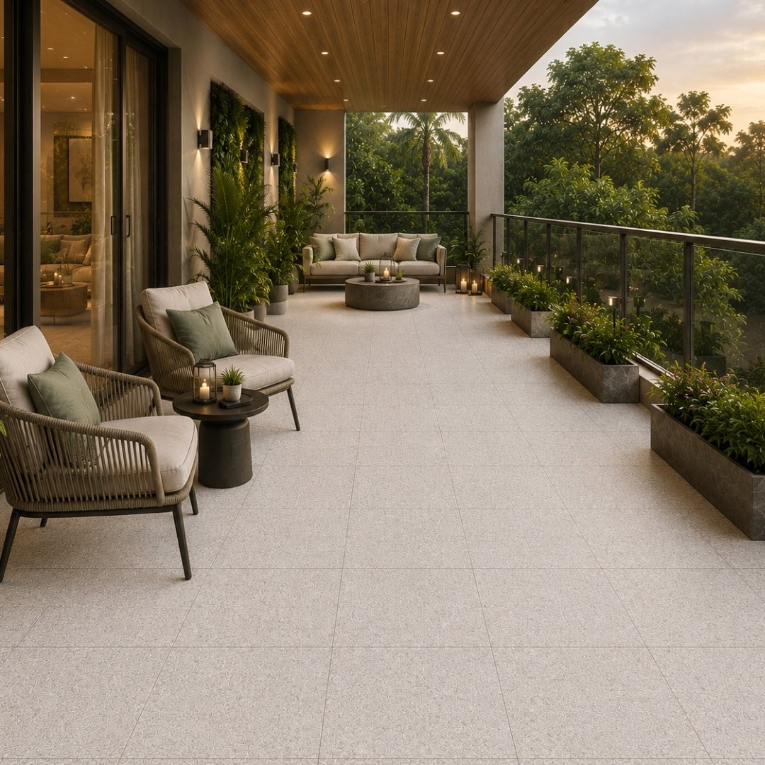 AL 10599 Plain and texture Balcony / Terrace - My Home Studio